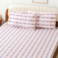Floral Retreat Queen Size Cotton Bedding Set 254x229cm Nestasia