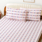 Floral Retreat Queen Size Cotton Bedding Set 254x229cm Nestasia
