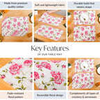 Floral Rouge Cotton Table Mat Set Of 4 Nestasia