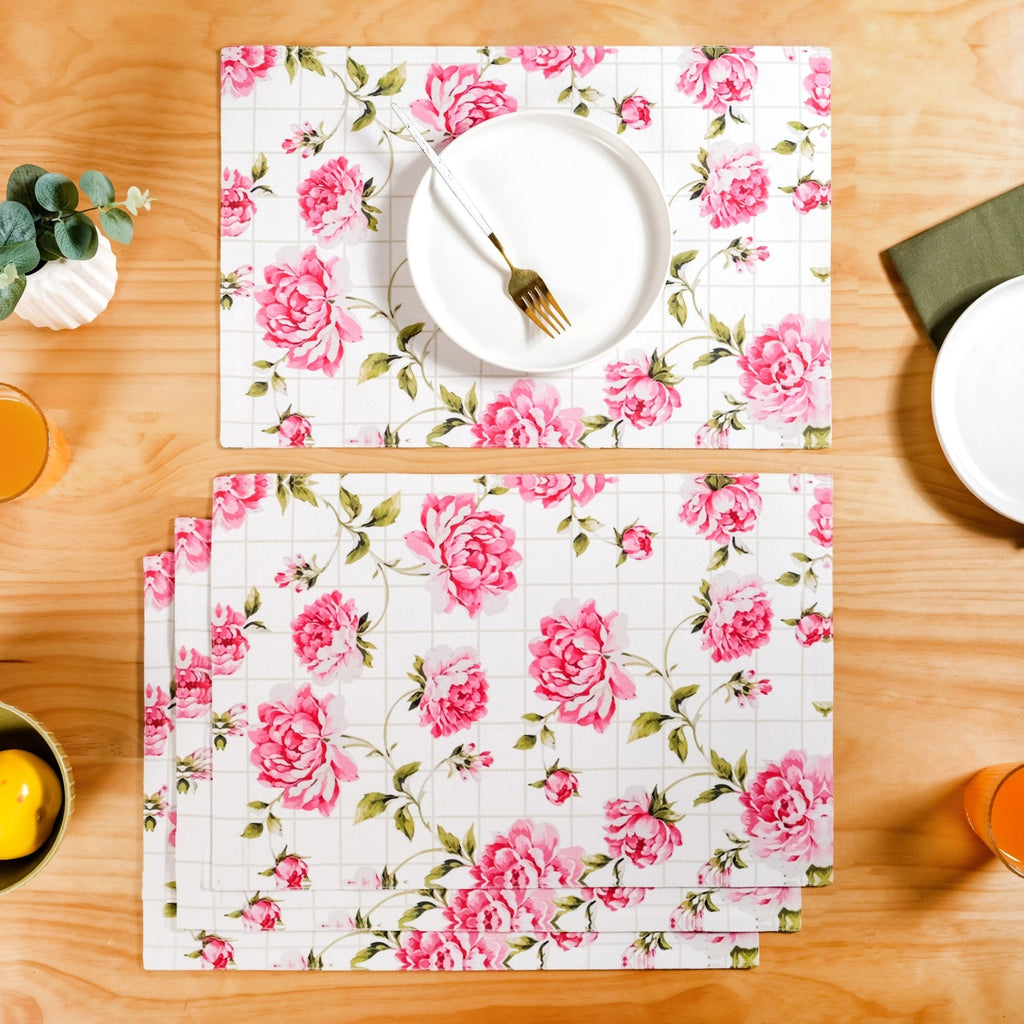Floral Rouge Cotton Table Mat Set Of 4 Nestasia