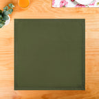 Floral Rouge Cotton Table Napkin Olive Green Set Of 6 Nestasia