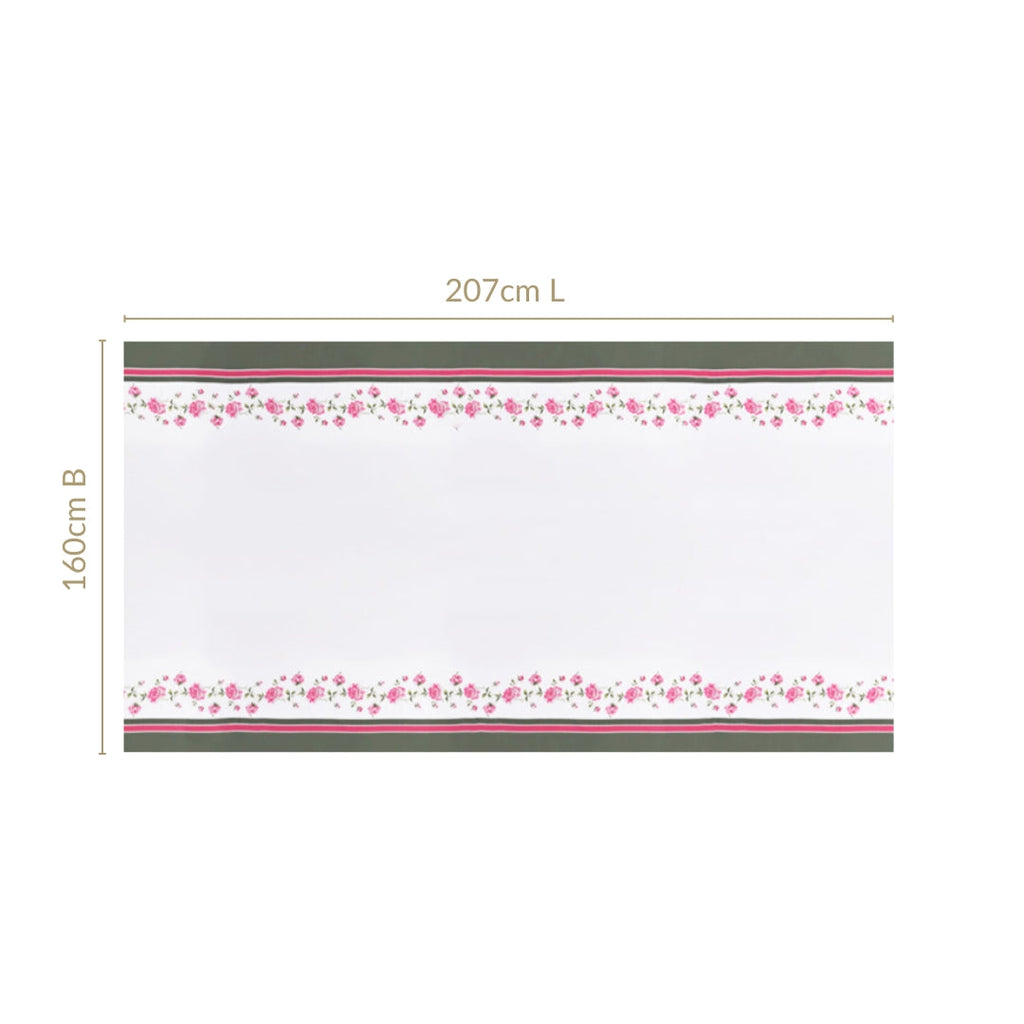 Floral Rouge Luxe 6 Seater Table Cloth 207x160cm Nestasia