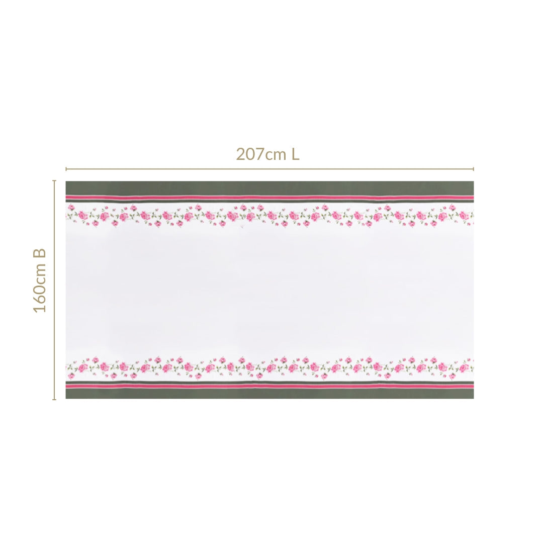 Floral Rouge Luxe 6 Seater Table Cloth 207x160cm Nestasia