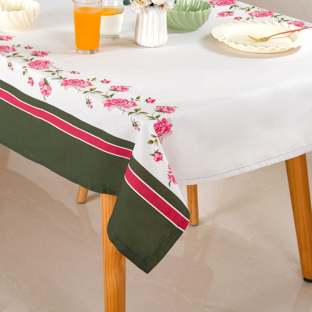 Floral Rouge Luxe 6 Seater Table Cloth 207x160cm Nestasia