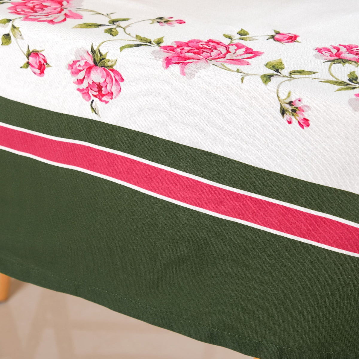 Floral Rouge Luxe 6 Seater Table Cloth 207x160cm Nestasia
