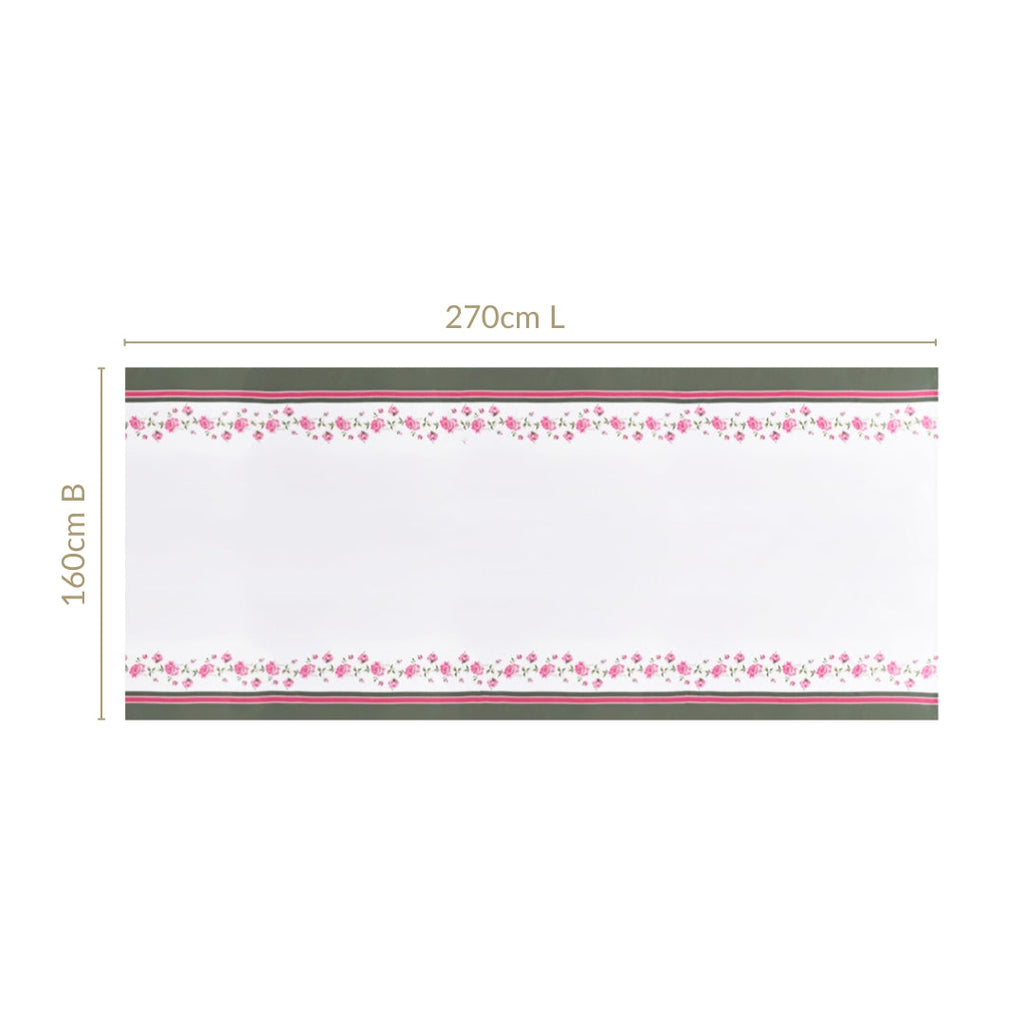 Floral Rouge Luxe 8 Seater Table Cloth 270x160cm Nestasia