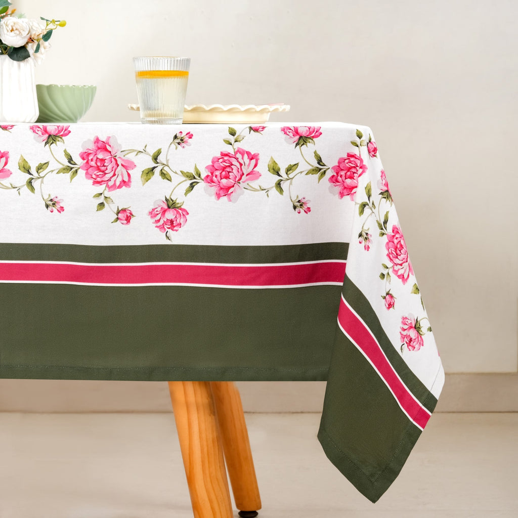 Floral Rouge Luxe 8 Seater Table Cloth 270x160cm Nestasia