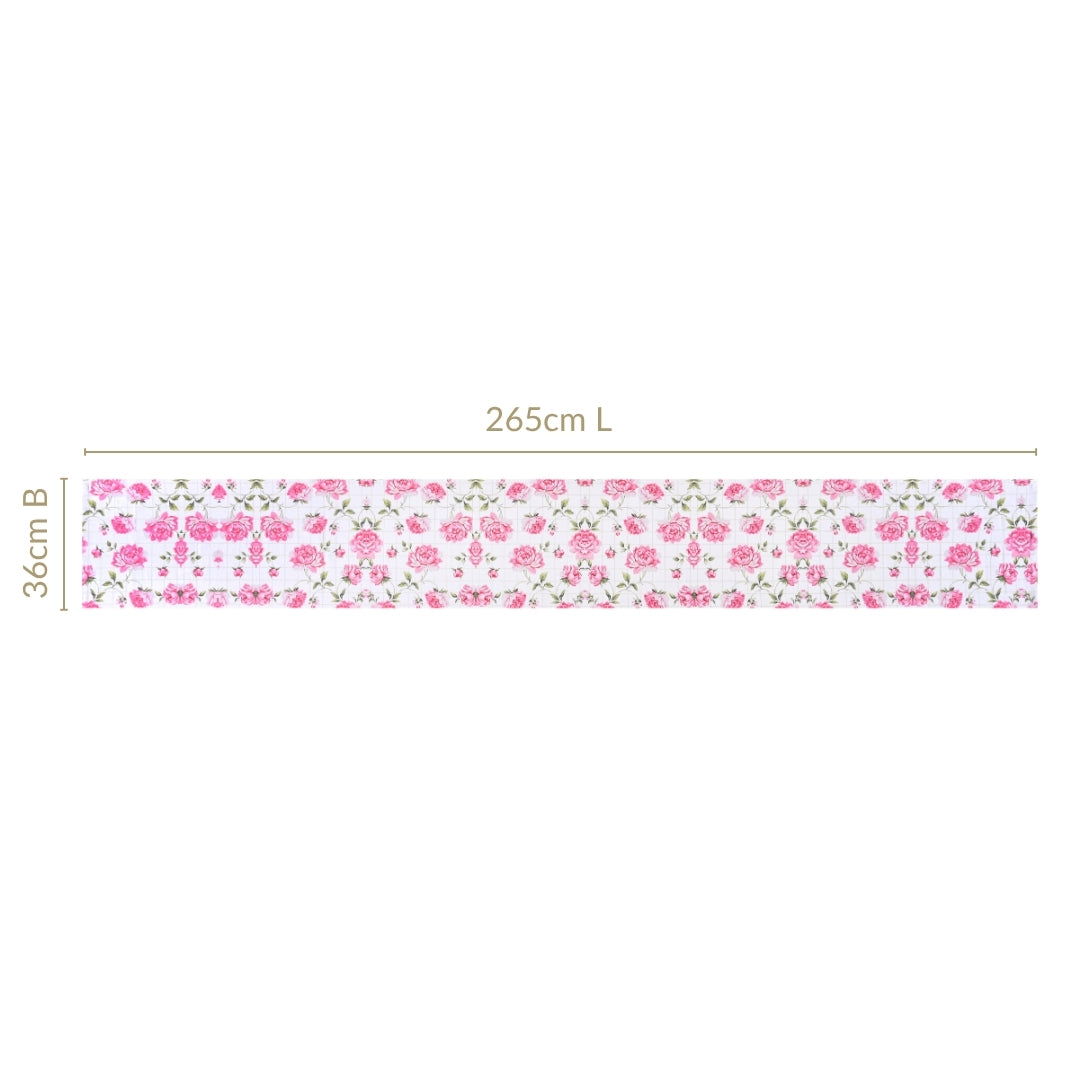Floral Rouge Luxe 8 Seater Table Runner 265x36cm Nestasia