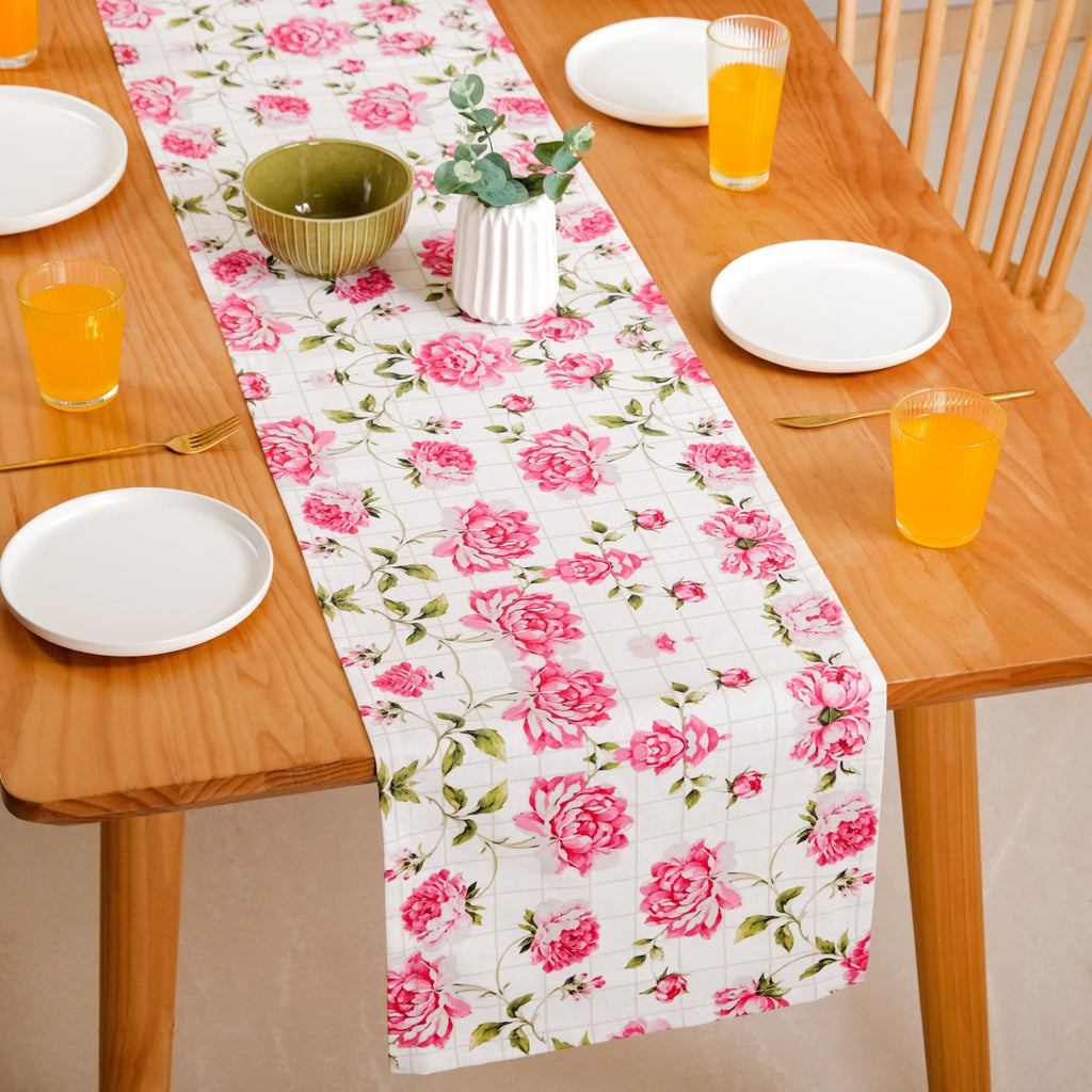 Floral Rouge Luxe 8 Seater Table Runner 265x36cm Nestasia