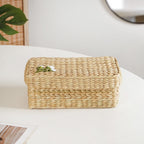 Kauna Storage Basket With Floral Embroidery – Keepsake Organizer Box Nestasia