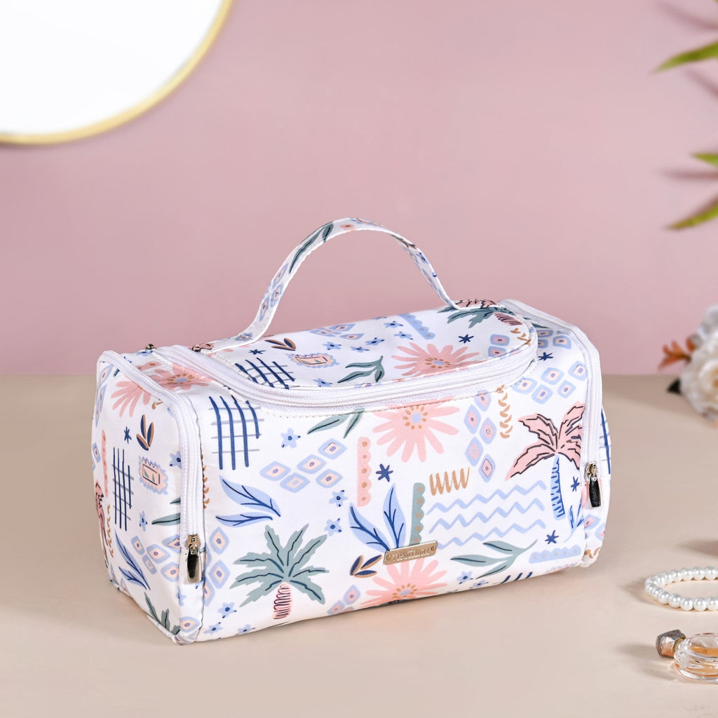 Floral Travel Organiser With Side Pockets Nestasia