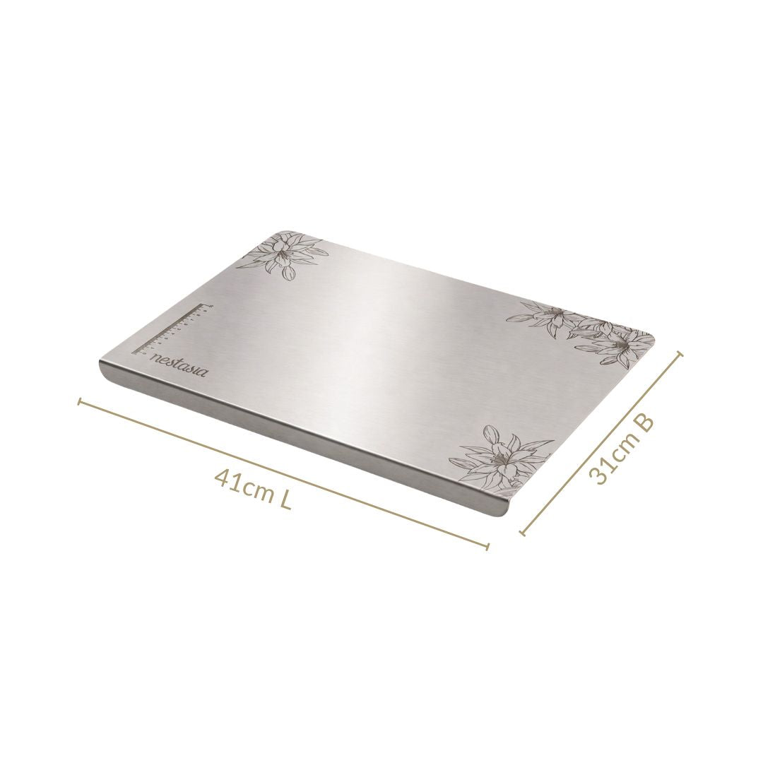 Floral Engraved Countertop Chopping Board Nestasia