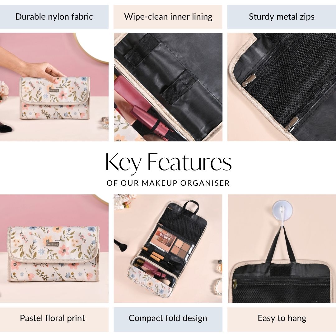 Botanic Foldable Travel Kit Bag Nestasia