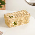 Kauna Storage Basket With Floral Embroidery – Keepsake Organizer Box Nestasia