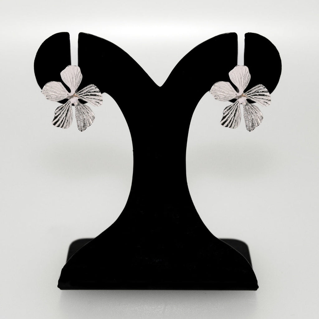 Everbloom Studs Silver Nestasia