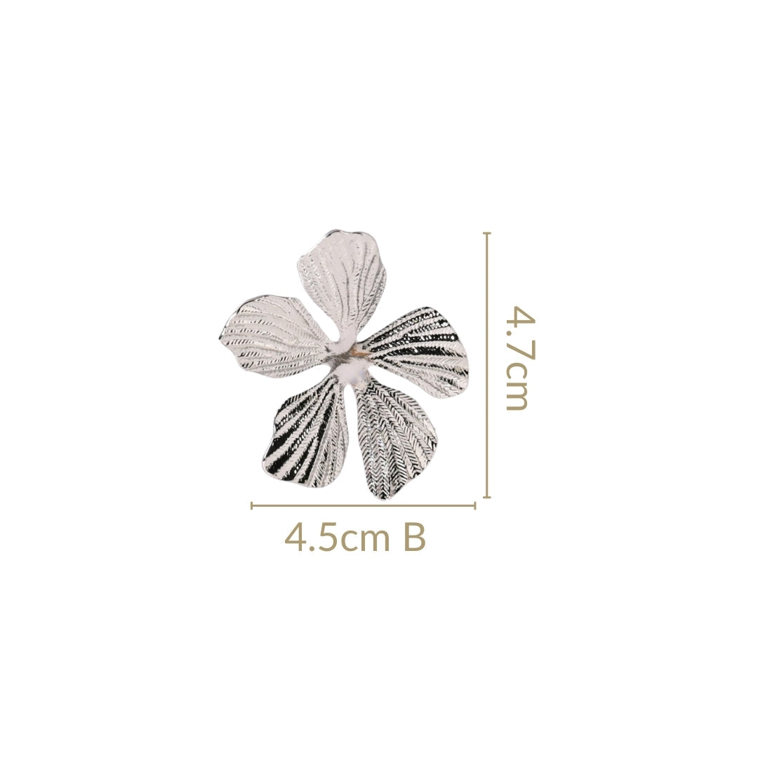 Everbloom Studs Silver Nestasia