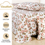 Florence Meadow Pure Cotton Queen Size Bedding Set 254x229cm Nestasia