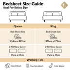 Florence Meadow Pure Cotton Queen Size Bedding Set 254x229cm Nestasia