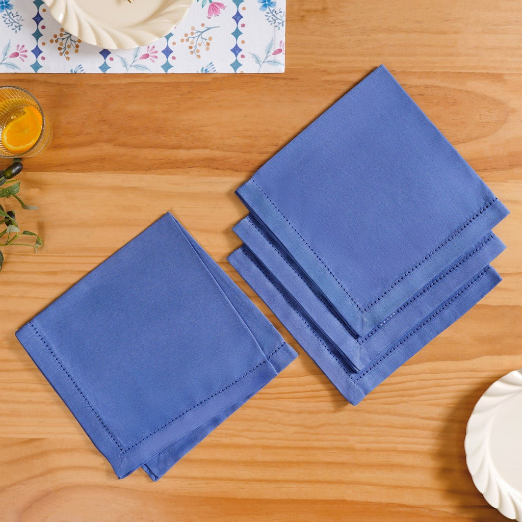 Florina Cotton Table Napkin Set Of 4 Nestasia