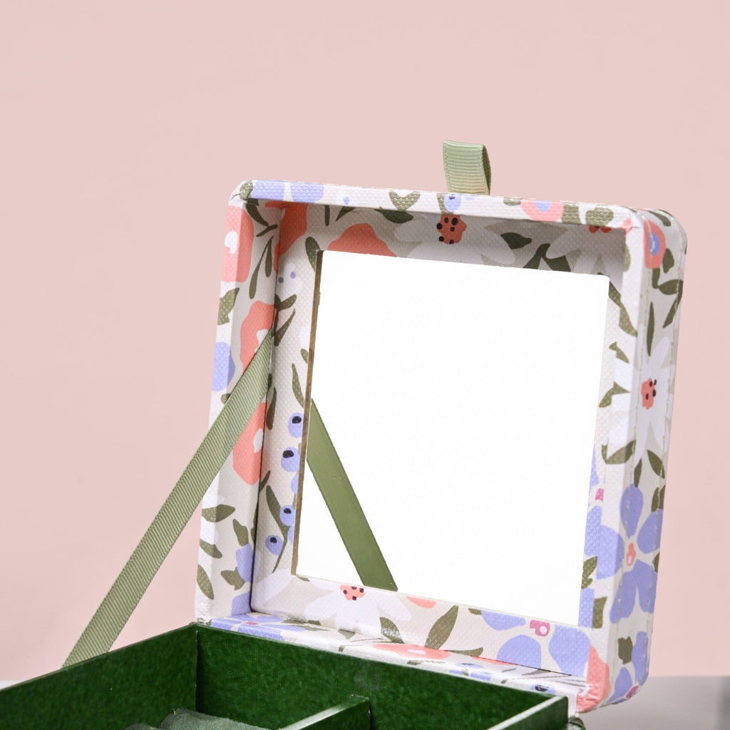 Florina Multi Section Jewellery Box With Mirror Nestasia