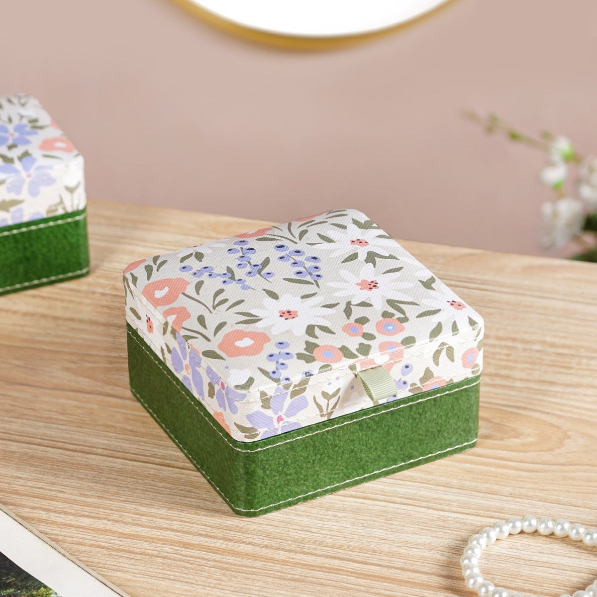 Florina Multi Section Jewellery Box With Mirror Nestasia