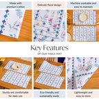 Florina Reversible Table Mat Set Of 4 Nestasia