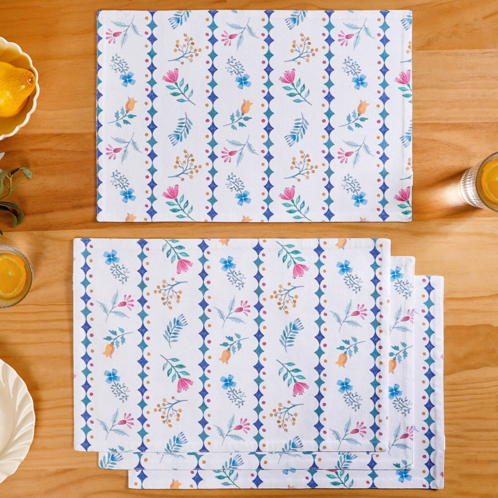 Florina Reversible Table Mat Set Of 4 Nestasia