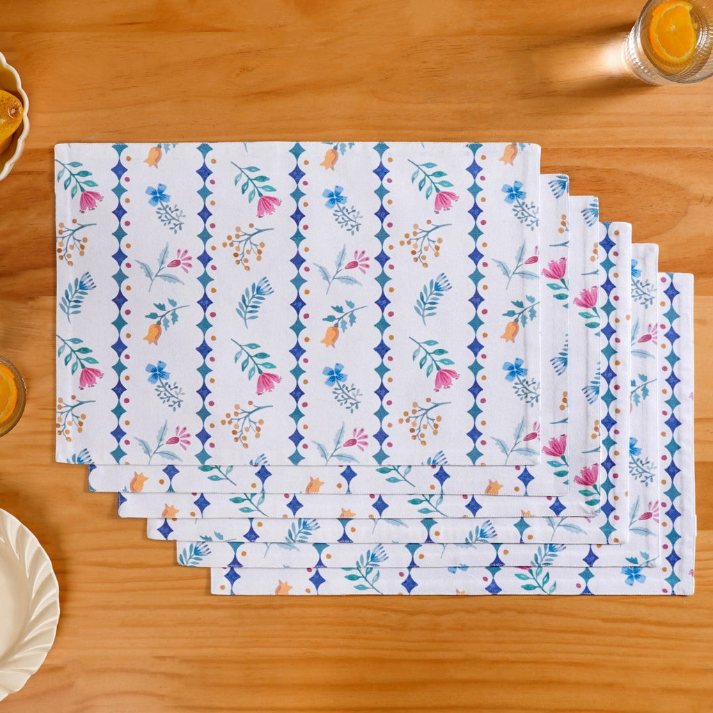 Florina Reversible Table Mat Set Of 6 Nestasia