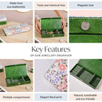 Florina Sustainable Sectioned Trinket Case Nestasia