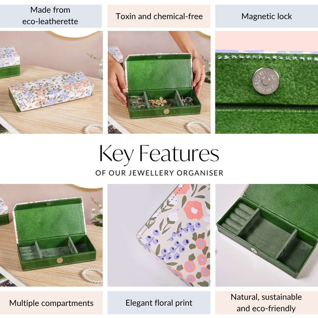 Florina Sustainable Sectioned Trinket Case Nestasia