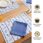 Florina Table Linen Hamper With Set Of 6 Rings Napkins And Mats Nestasia