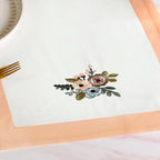 Ventosa Pure Cotton Table Runner In Peach 180x36cm Nestasia