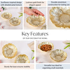 Flower Trinket Bowl Set Of 2 Nestasia