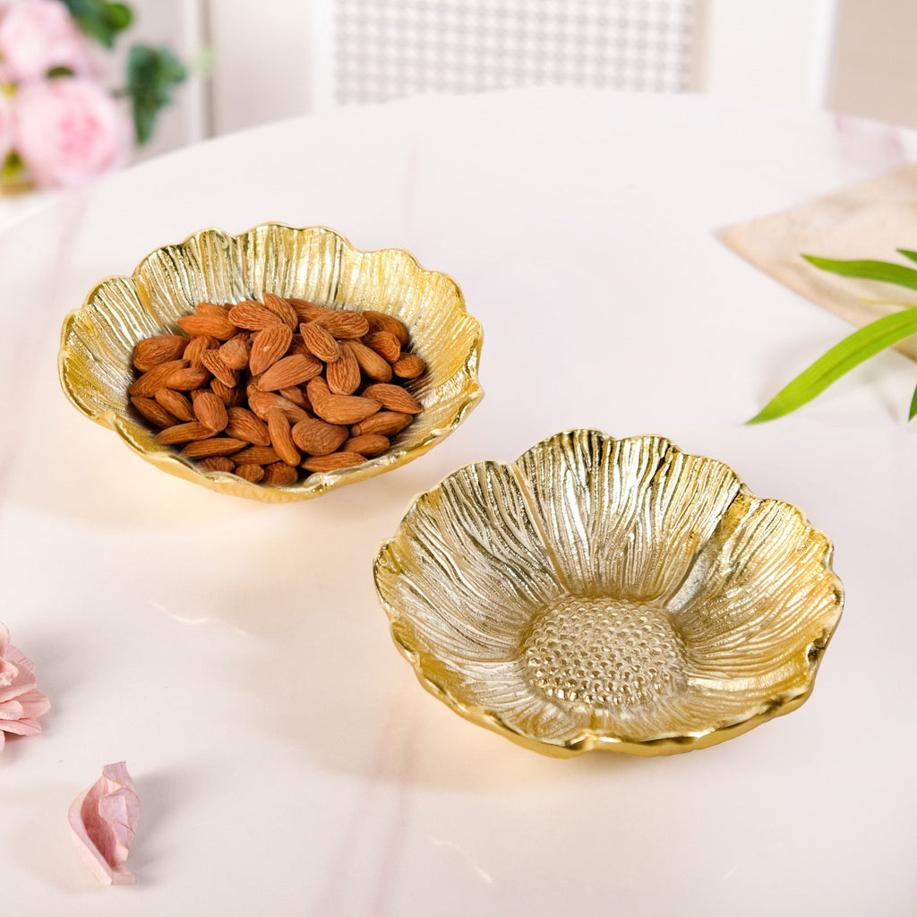 Flower Trinket Bowl Set Of 2 Nestasia