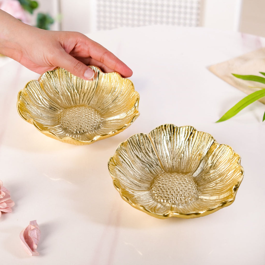Flower Trinket Bowl Set Of 2 Nestasia