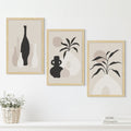Boho Floral Vases Art Paintings, Painting For Wall Living Room, AXIII-23-FLR ArtX