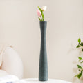 Ceramic Matte Finish Textured Thin Vase Nestasia