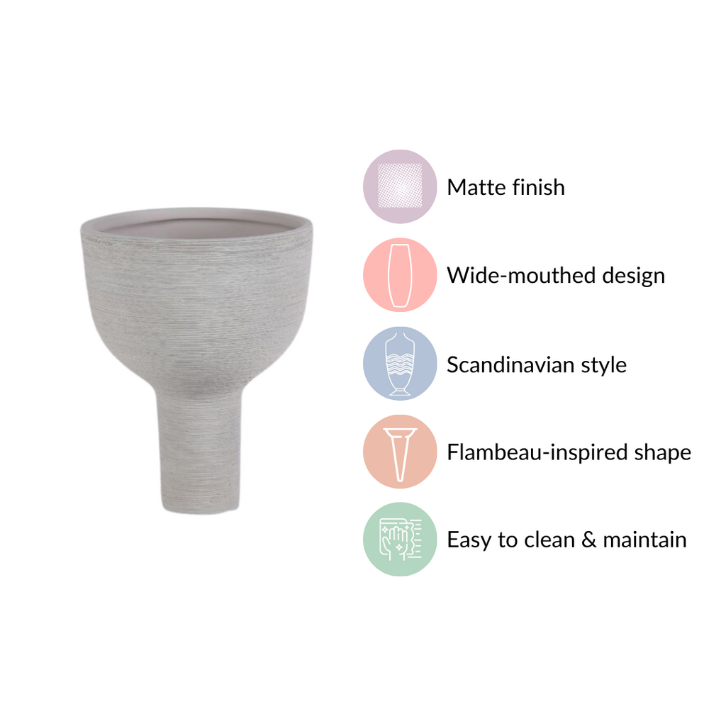 Flambeau Inspired Decorative Vase Nestasia