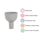 Flambeau Inspired Decorative Vase Nestasia