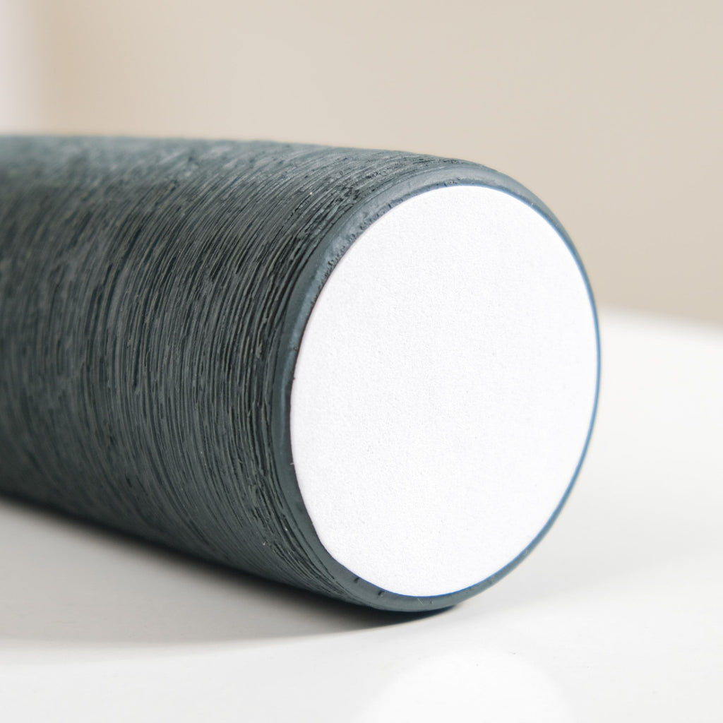 Ceramic Matte Finish Textured Thin Vase Nestasia
