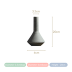 Brushed Texture Scandinavian Vase Blue Nestasia