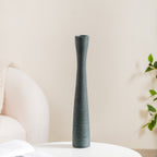 Ceramic Matte Finish Textured Thin Vase Nestasia