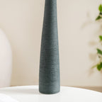 Ceramic Matte Finish Textured Thin Vase Nestasia