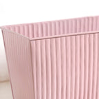 Fluted Indoor Planter Box Pink Nestasia