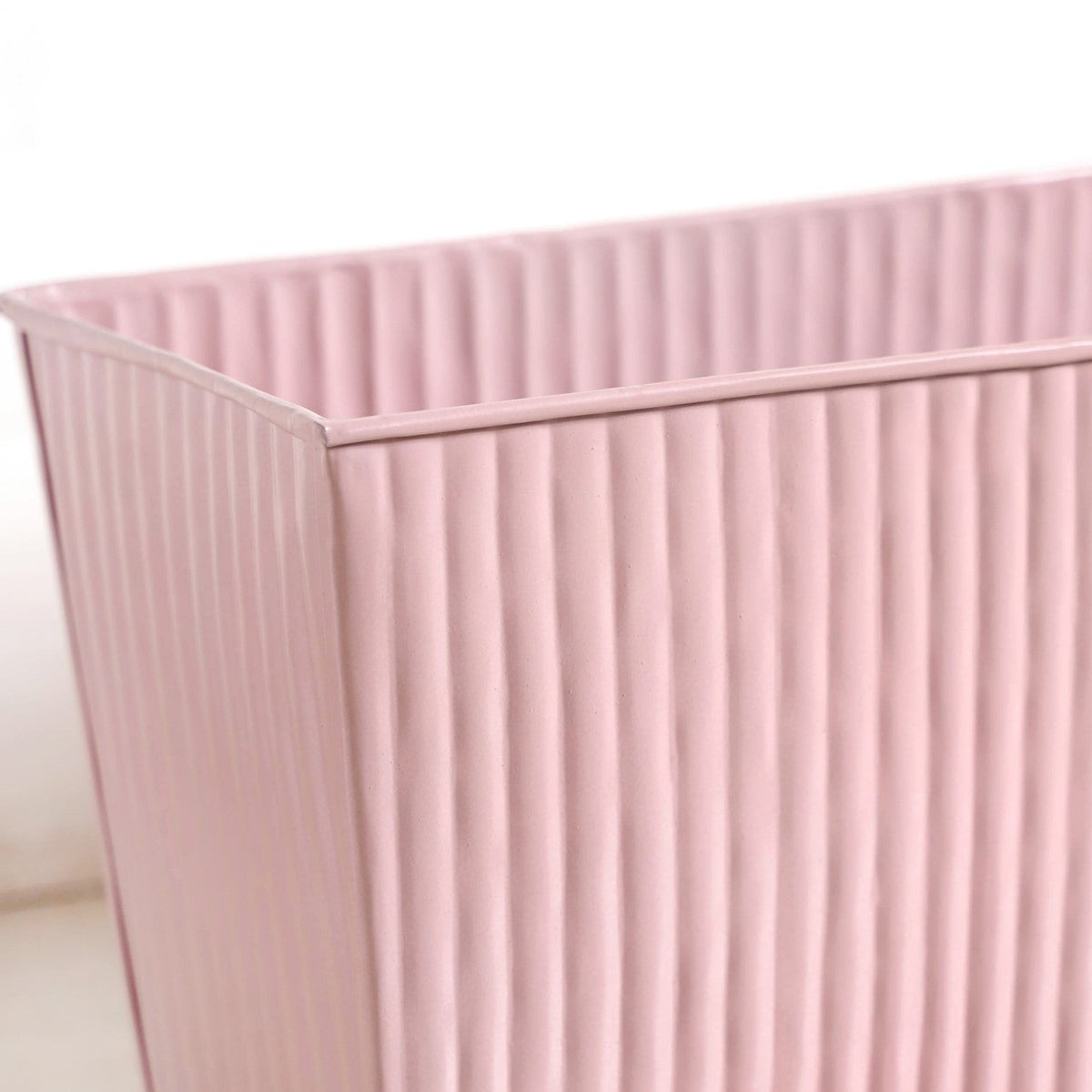 Fluted Indoor Planter Box Pink Nestasia