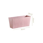 Fluted Indoor Planter Box Pink Nestasia
