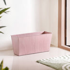 Fluted Indoor Planter Box Pink Nestasia