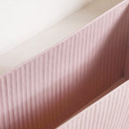 Fluted Indoor Planter Box Pink Nestasia