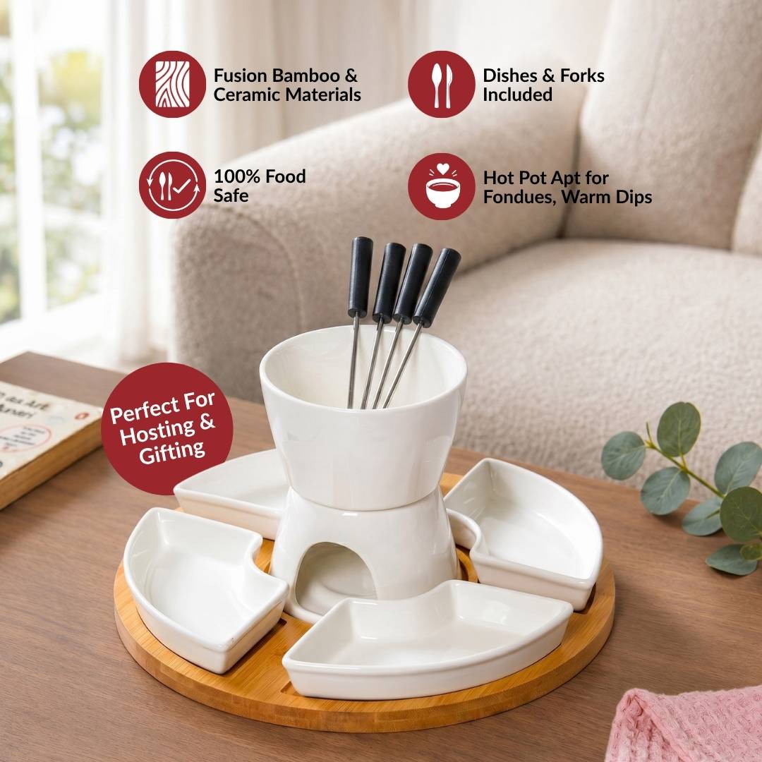 Fondue Party Platter Set Nestasia