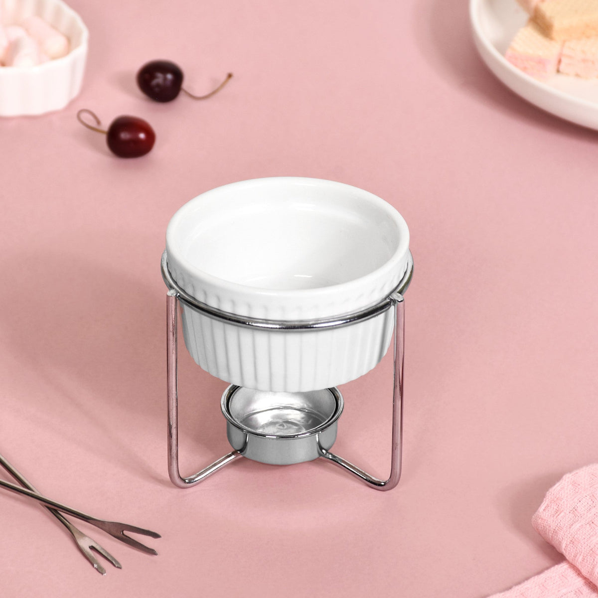 Fondue Pot with Stand Nestasia